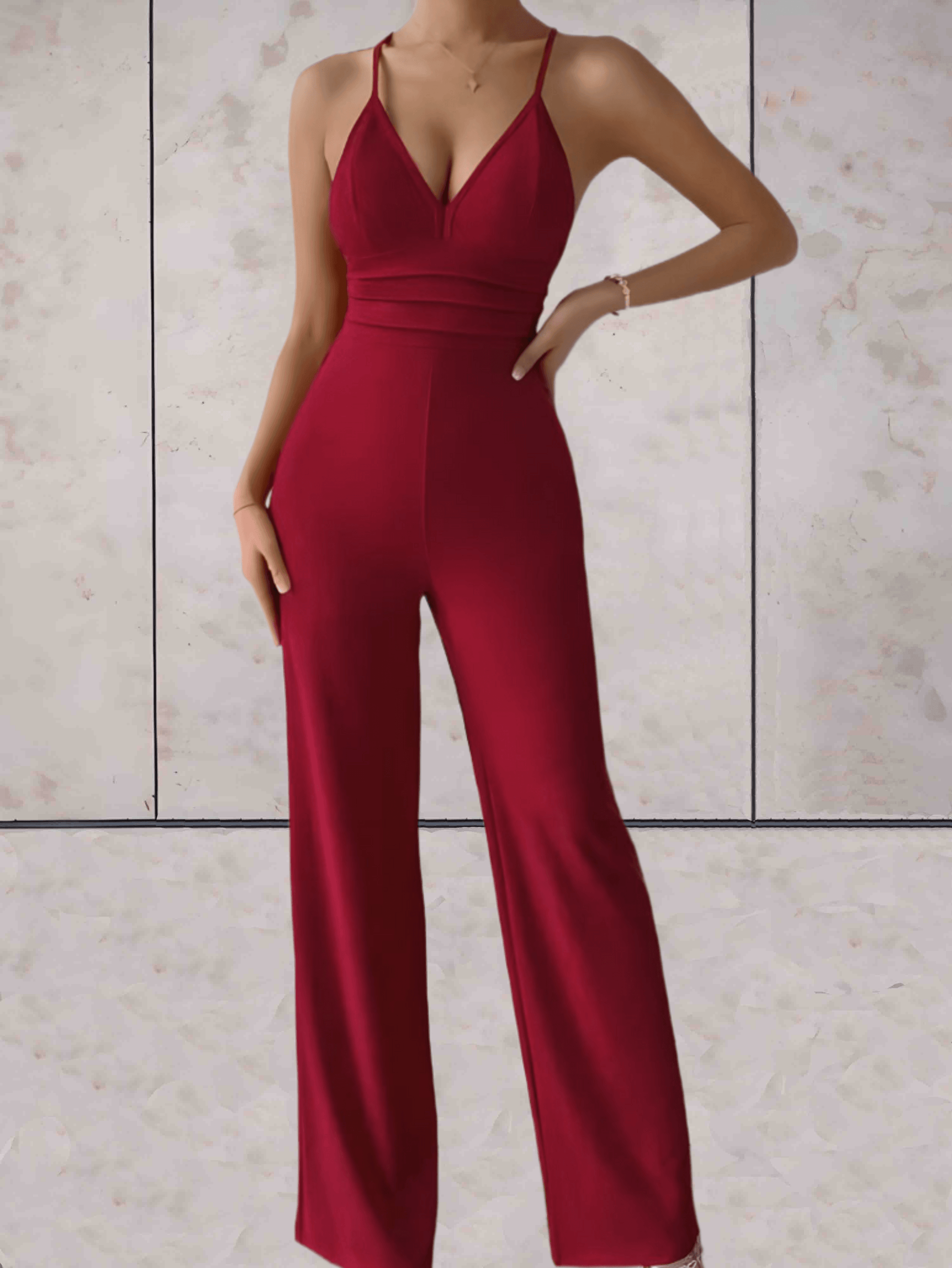 Jumpsuite rood